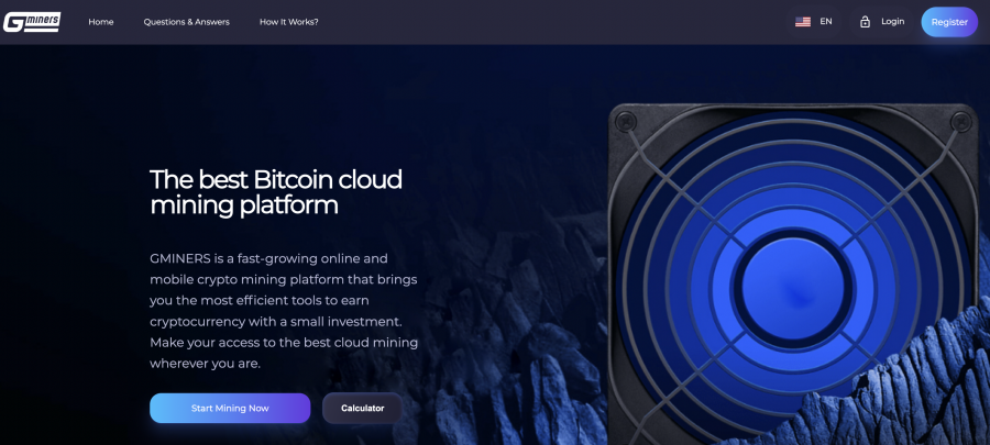 GMINERS 지마이너스 비트코인 채굴 사이트