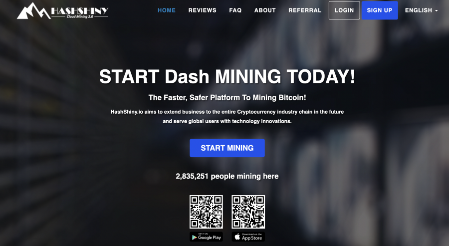 HashShiny 해시샤이니 비트코인 채굴 사이트